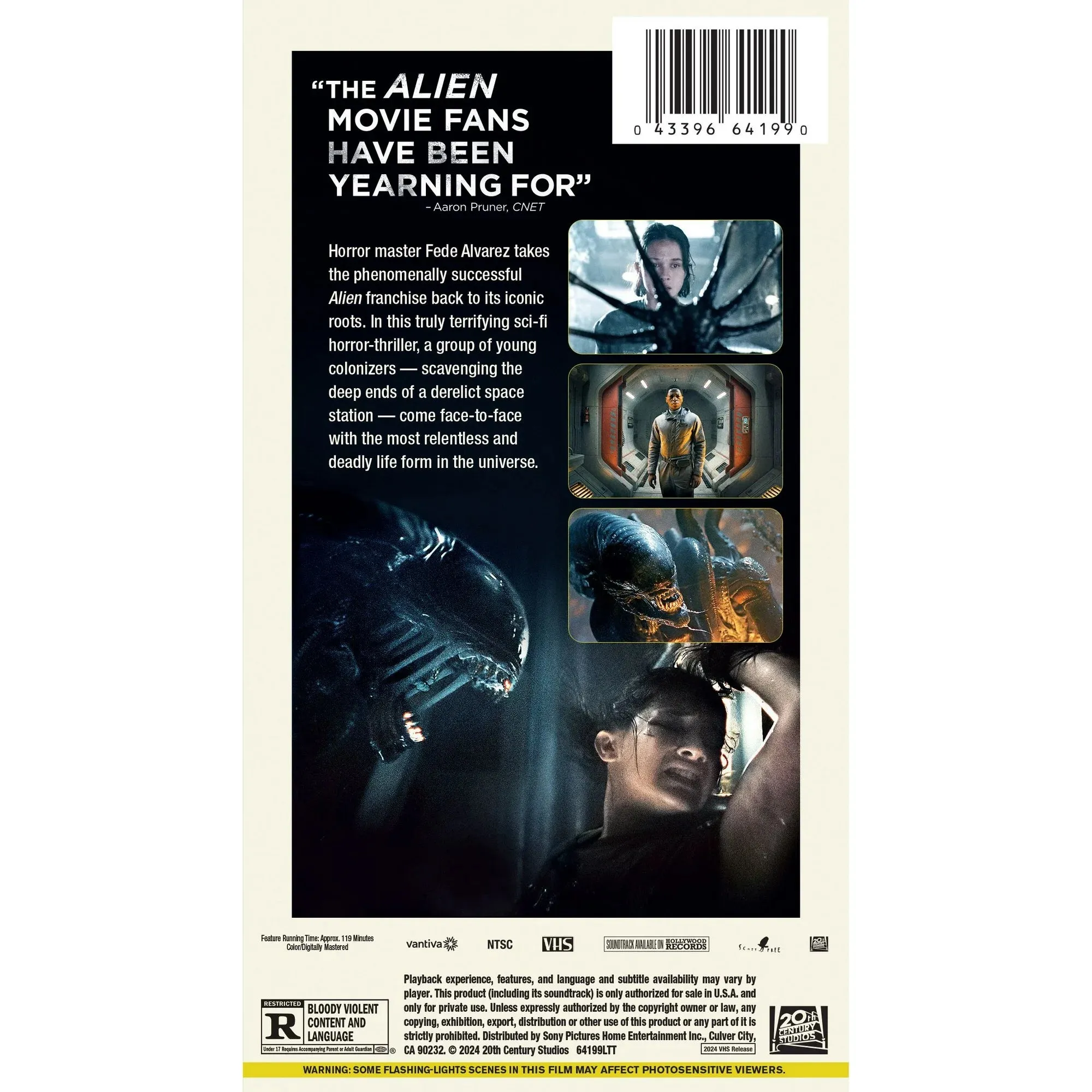 20th Century Studios Alien Romulus (VHS)