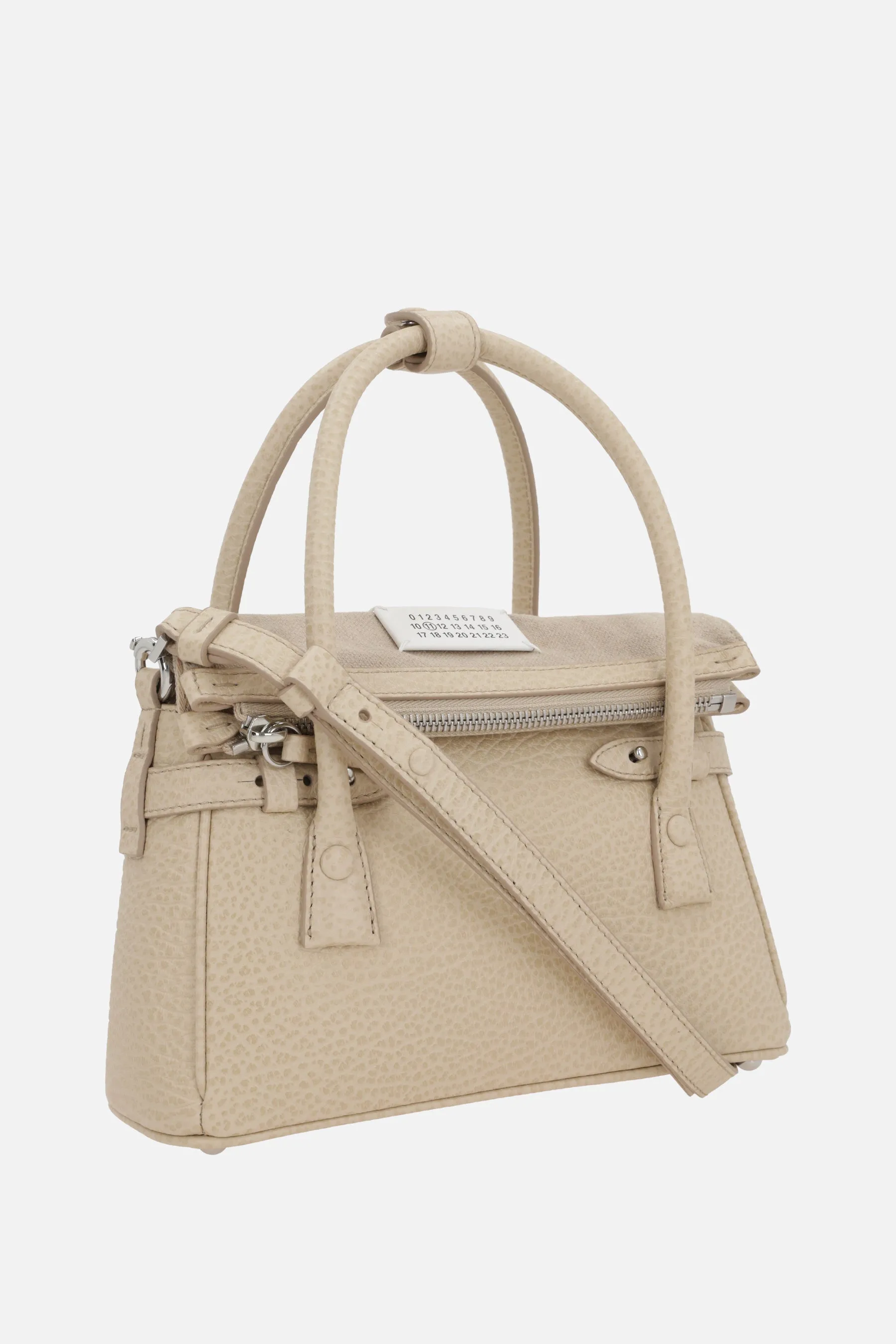 5AC East West small handbag in grainy leather