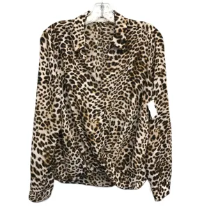 Animal Print Top Long Sleeve By All in Favor. Size: S