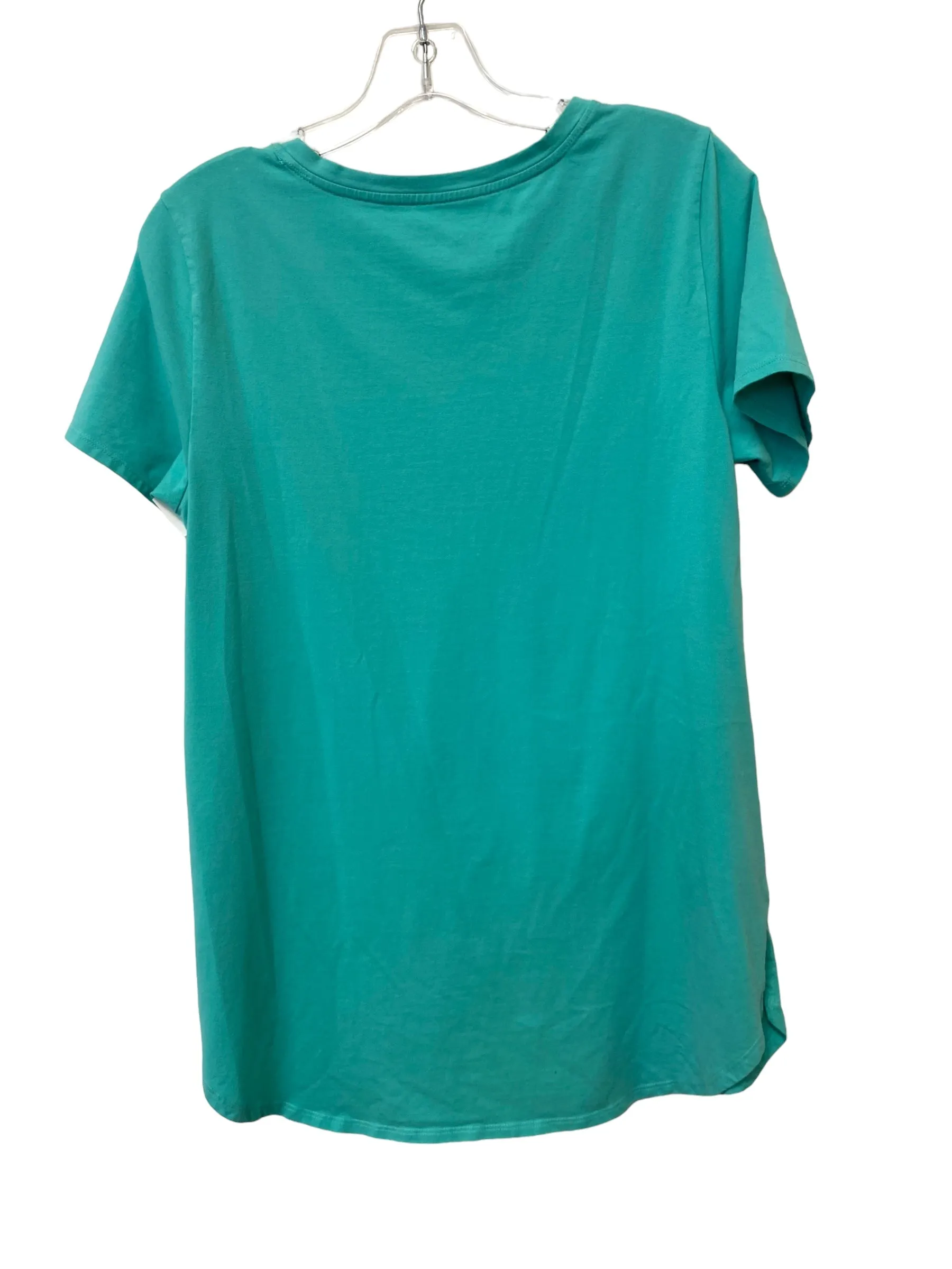 Aqua Top Short Sleeve Basic Soft Surroundings. Size S