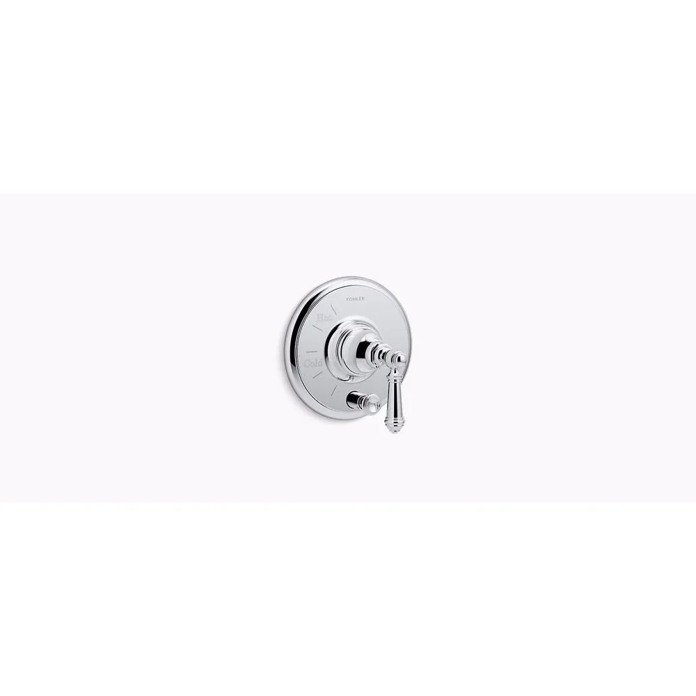 Artifacts Lever 1-Handle Rite-Temp Pressure Balancing Valve Trim Kit in Polished Chrome (Valve Not I