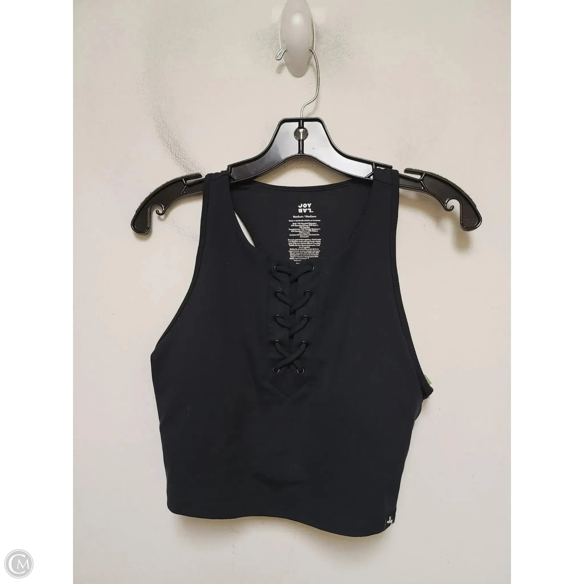 Athletic Bra By Joy Lab In Black. Size: M