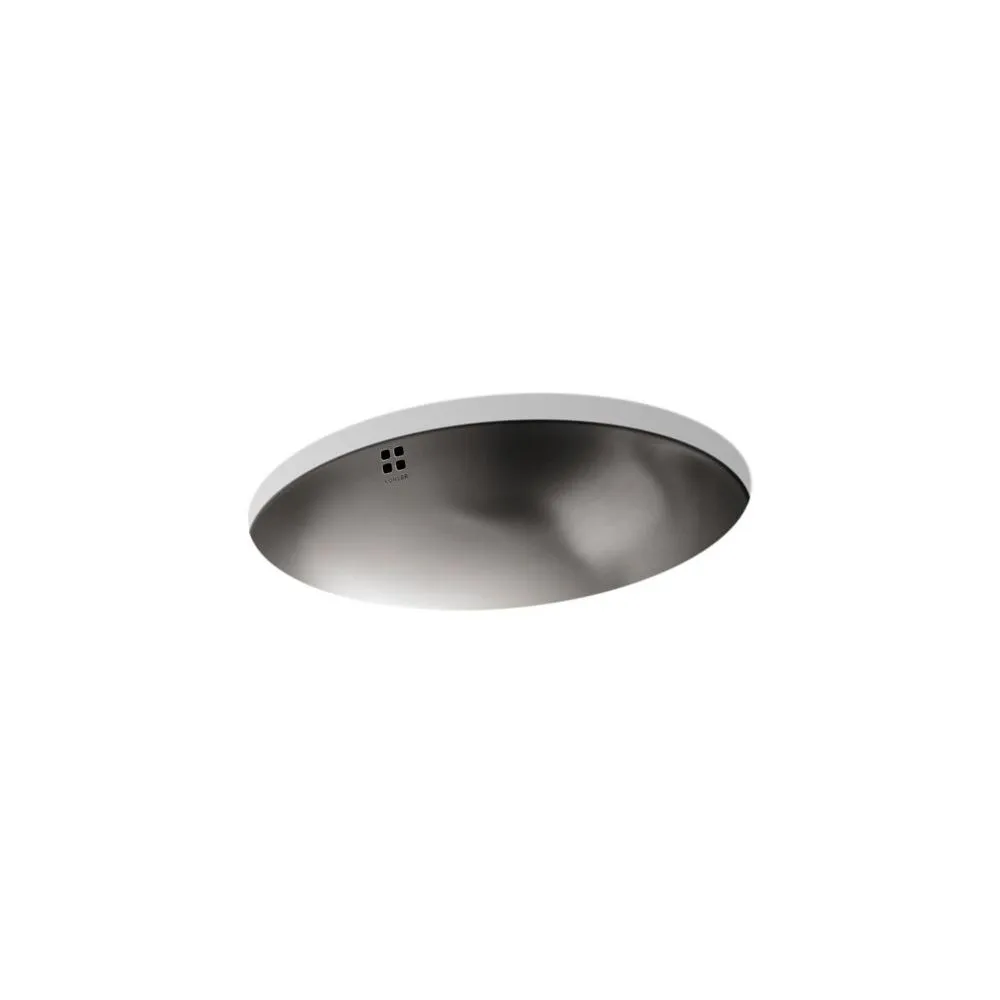 Bachata Undermount Stainless Steel Bathroom Sink in Stainless Steel with Luster