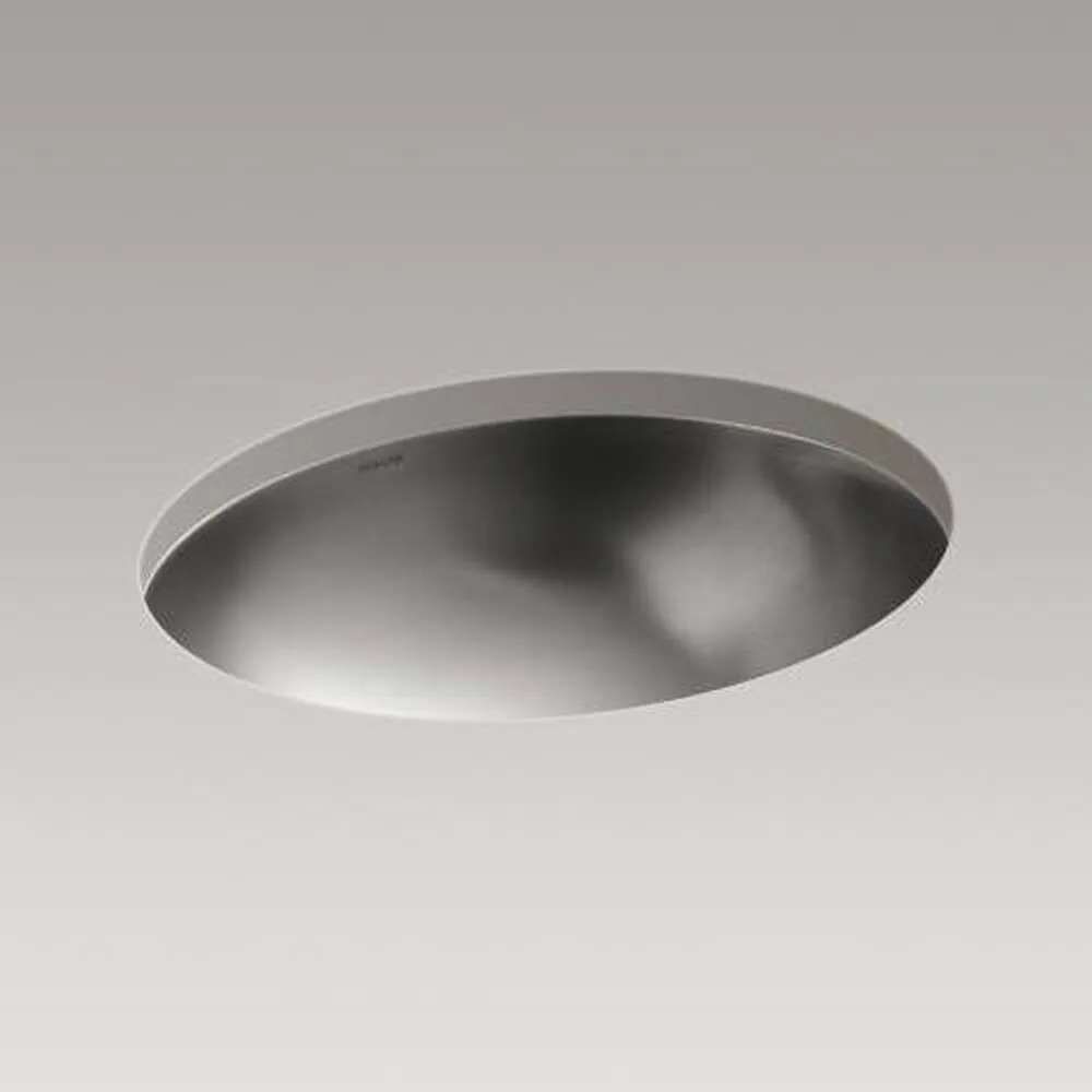 Bachata Undermount Stainless Steel Bathroom Sink in Stainless Steel with Luster