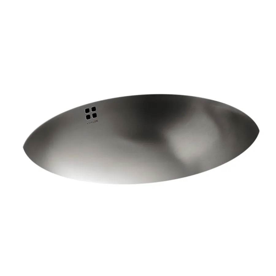 Bachata Undermount Stainless Steel Bathroom Sink in Stainless Steel with Luster