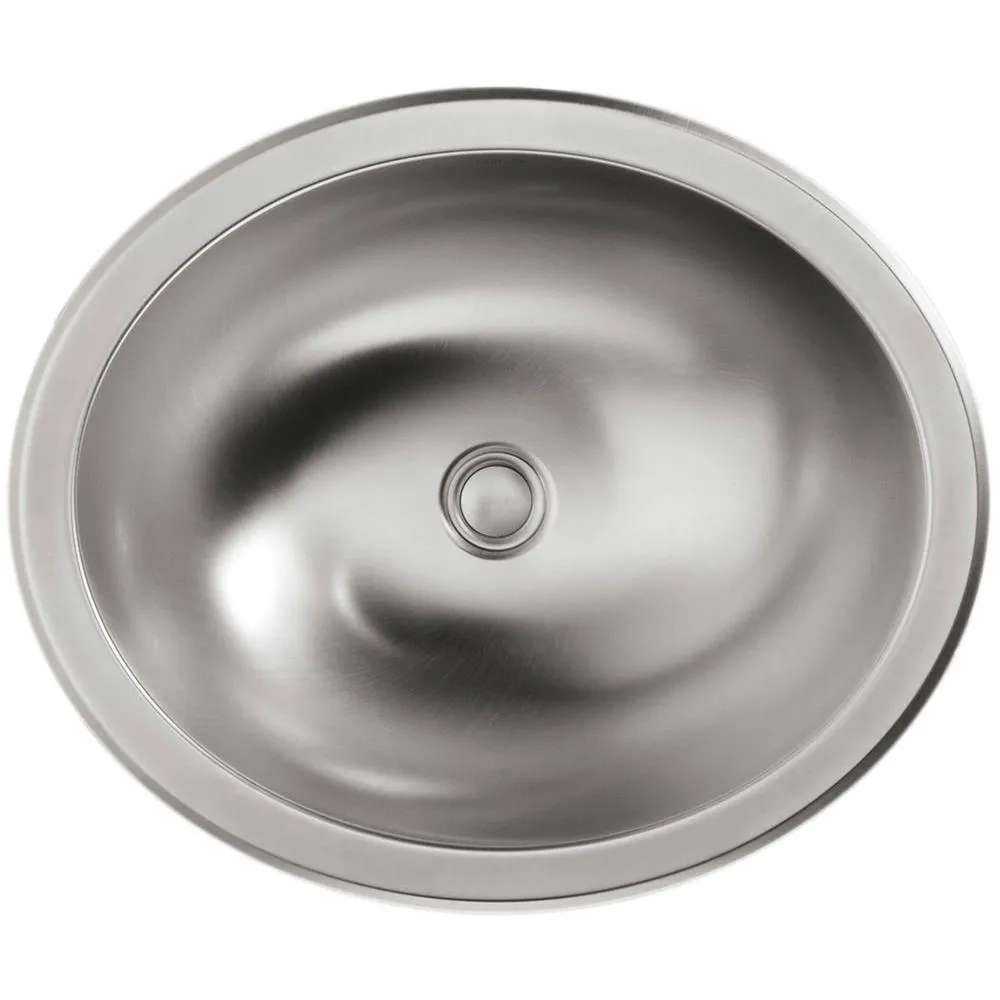 Bachata Undermount Stainless Steel Bathroom Sink in Stainless Steel with Luster