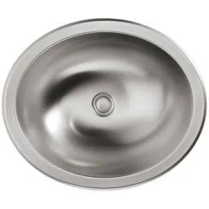 Bachata Undermount Stainless Steel Bathroom Sink in Stainless Steel with Luster