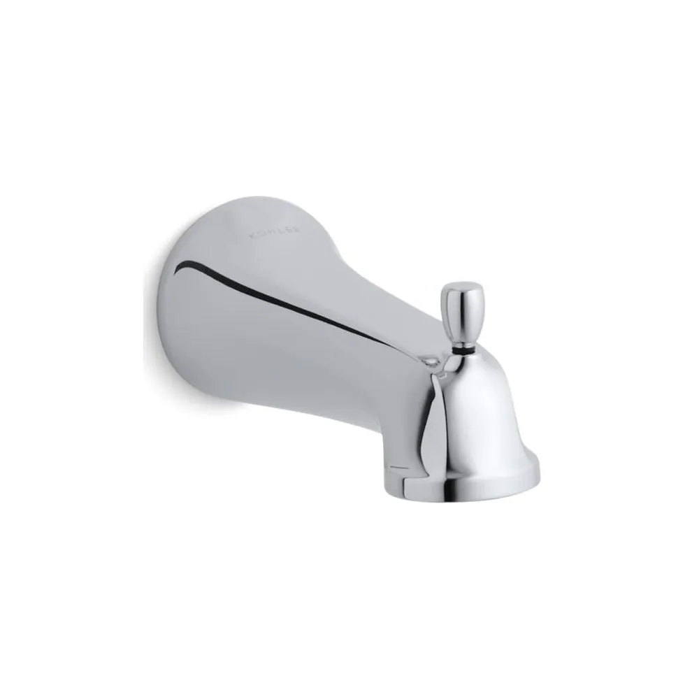 Bancroft Wall-Mount Diverter Bath Spout in Polished Chrome-K-10589-CP