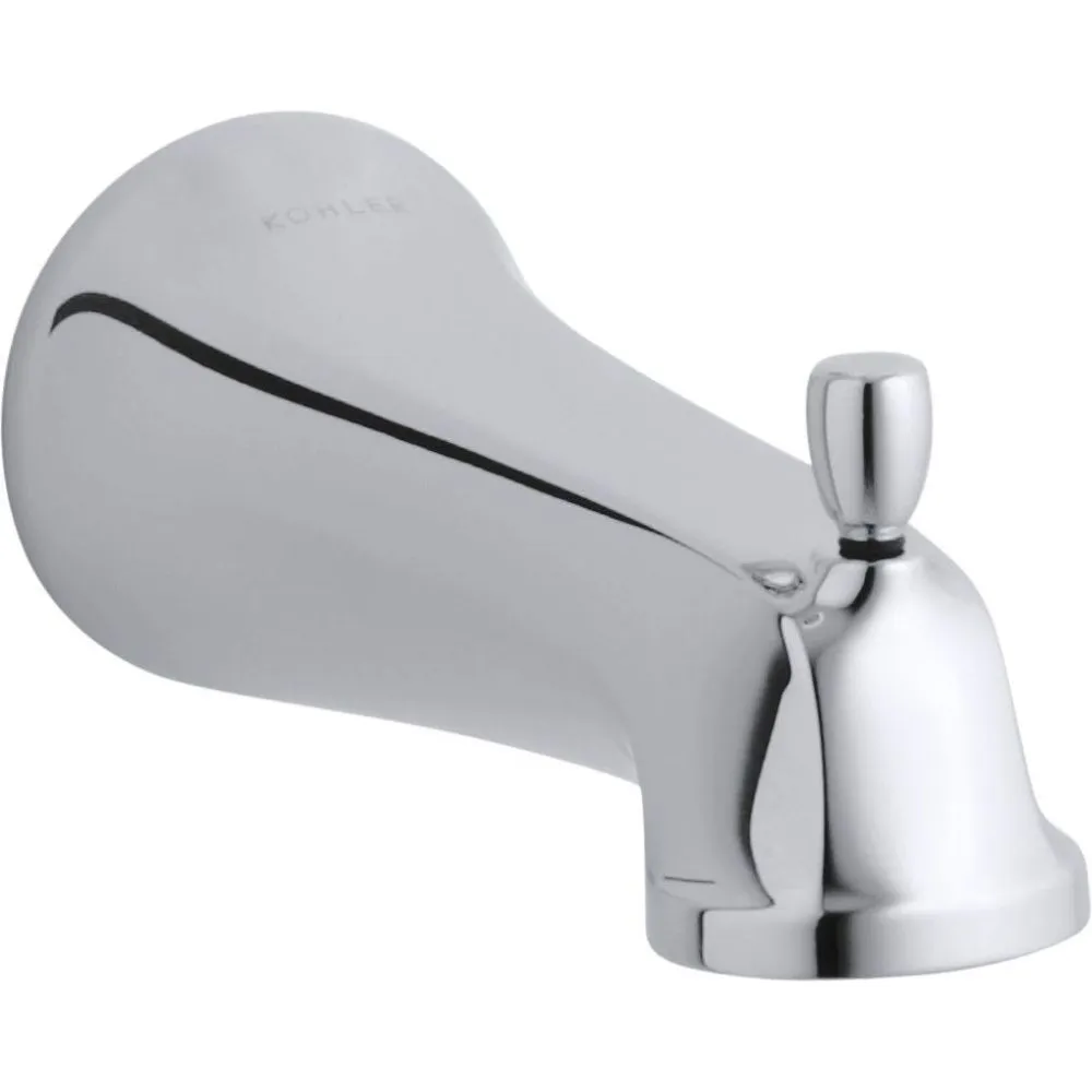 Bancroft Wall-Mount Diverter Bath Spout in Polished Chrome-K-10589-CP
