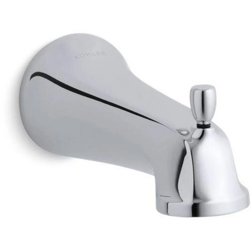 Bancroft Wall-Mount Diverter Bath Spout in Polished Chrome-K-10589-CP