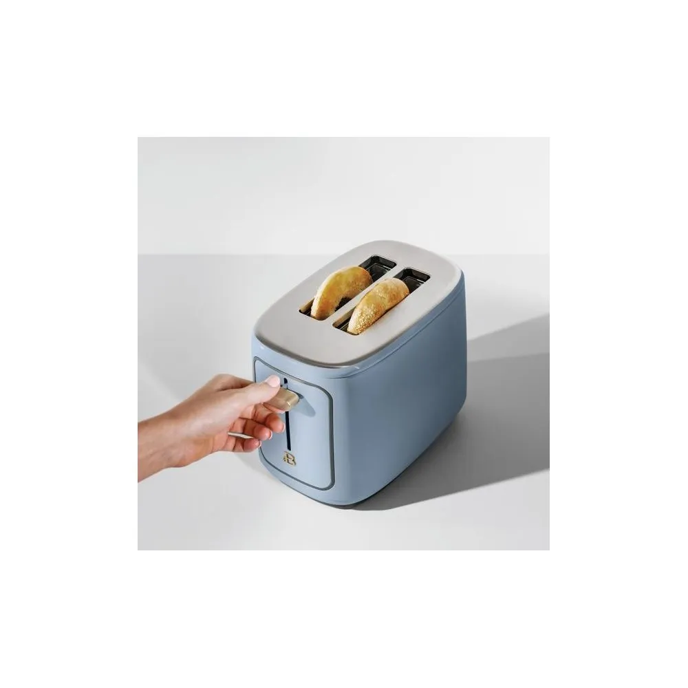 Beautiful 19138 2 Slice Touchscreen Toaster, Cornflower Blue