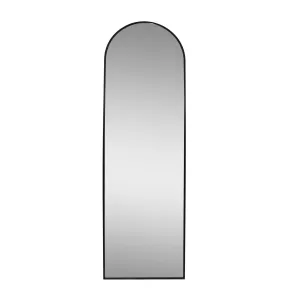 Better Homes & Garden 69018BL 17"x 58" Modern Arch Aluminum Floor Easel Mirror, Black
