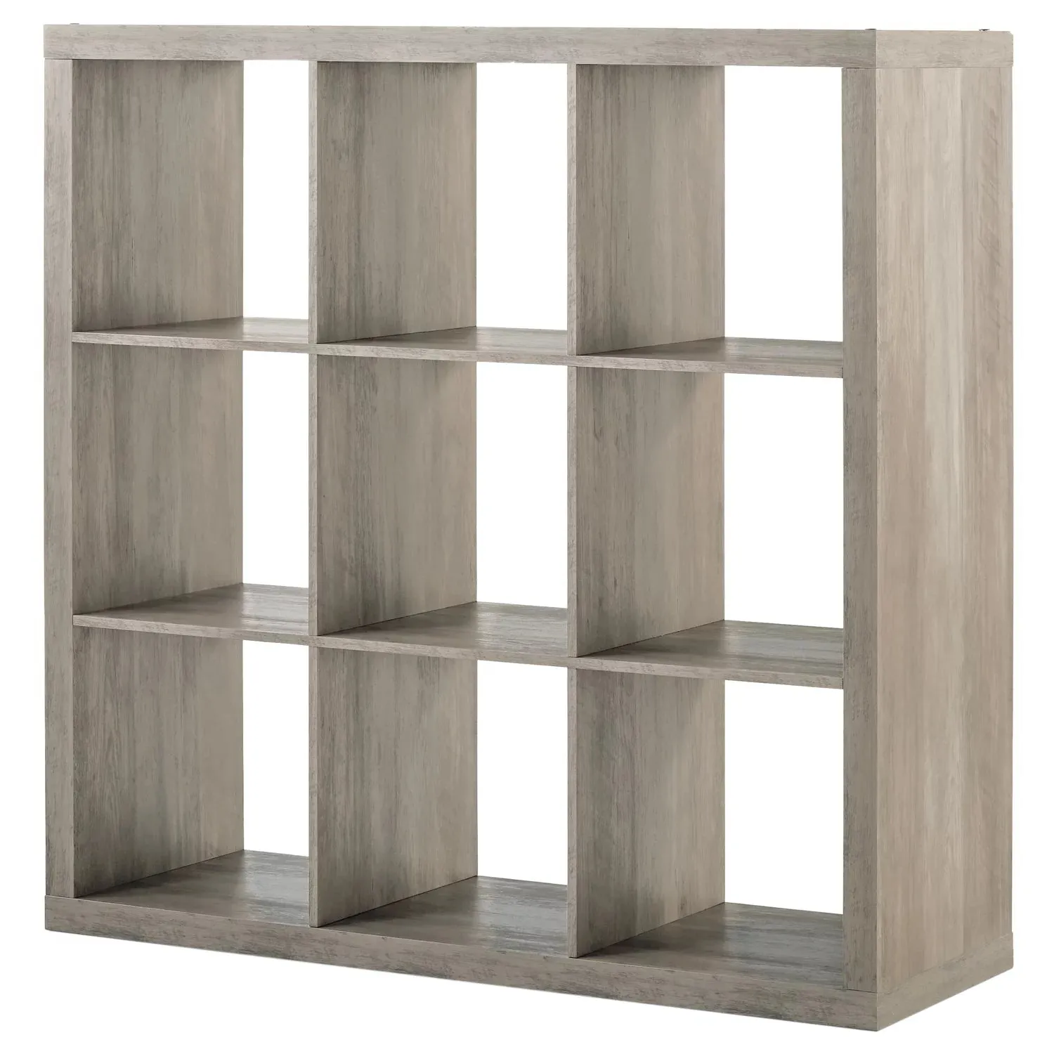 Better Homes & Gardens BHD036118664029 9-Cube Storage Organizer, Rustic Gray