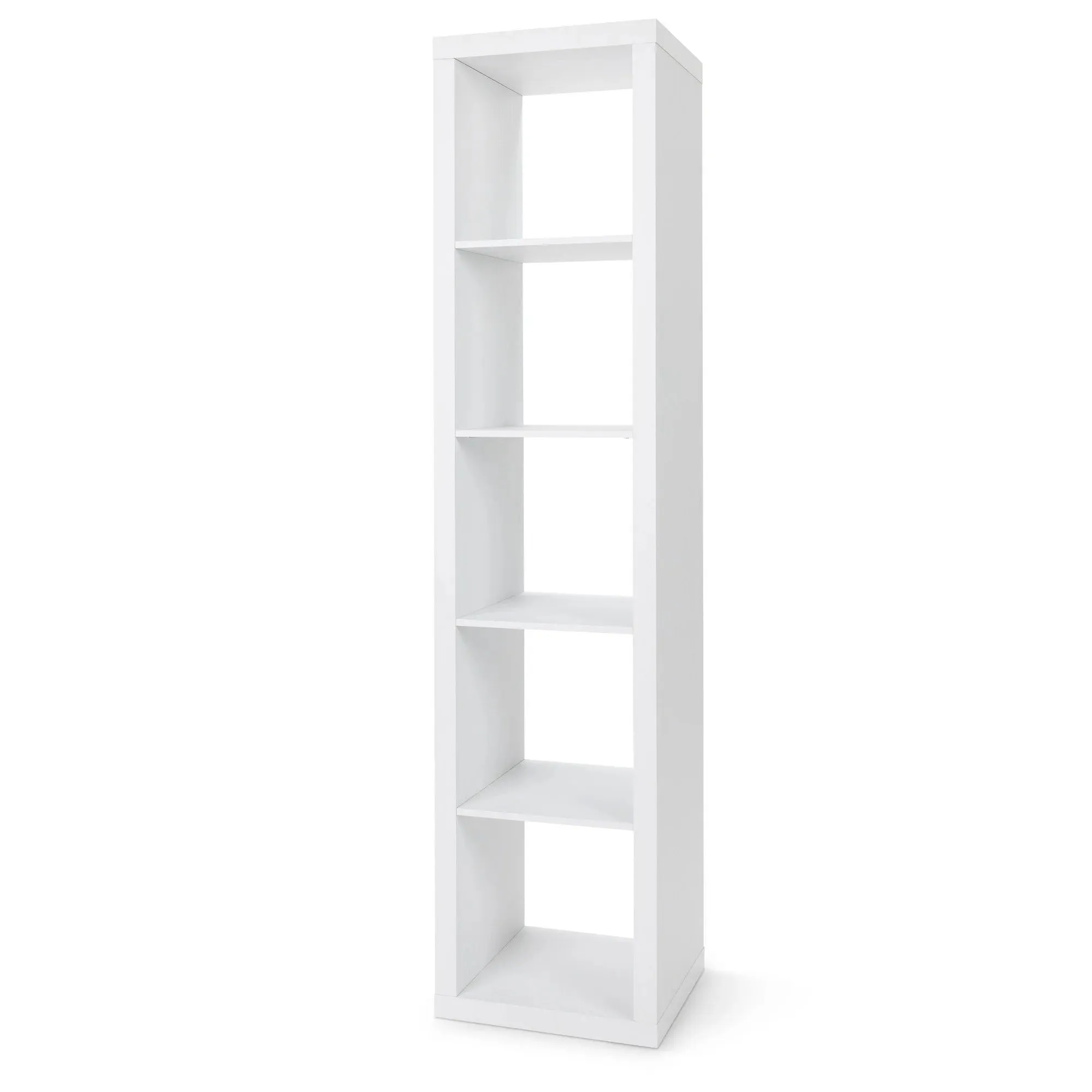 Better Homes & Gardens BHD036118664054 5-Cube Vertical Storage Organizer White Texture