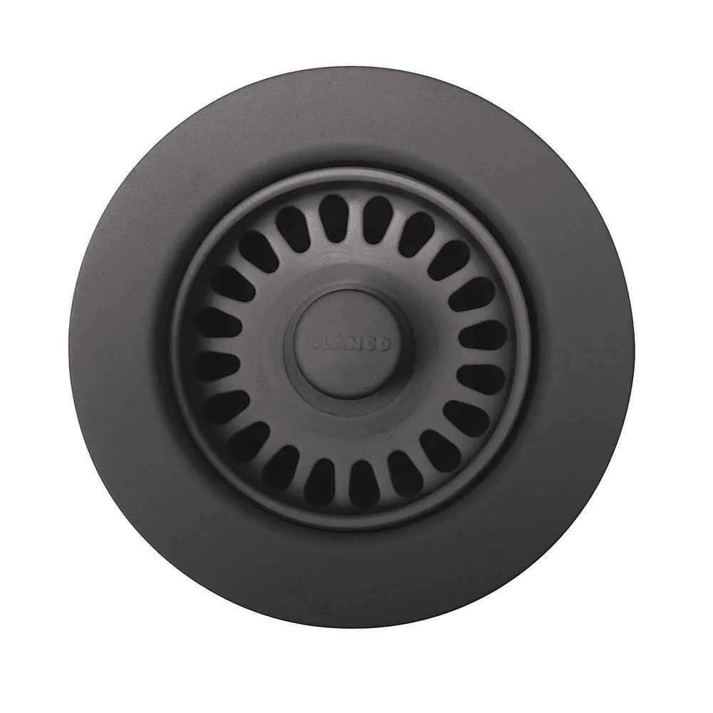 BLANCO 441481 3.5-in Cinder (Gray) Stainless Steel Rust Resistant Strainer Basket