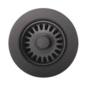 BLANCO 441481 3.5-in Cinder (Gray) Stainless Steel Rust Resistant Strainer Basket