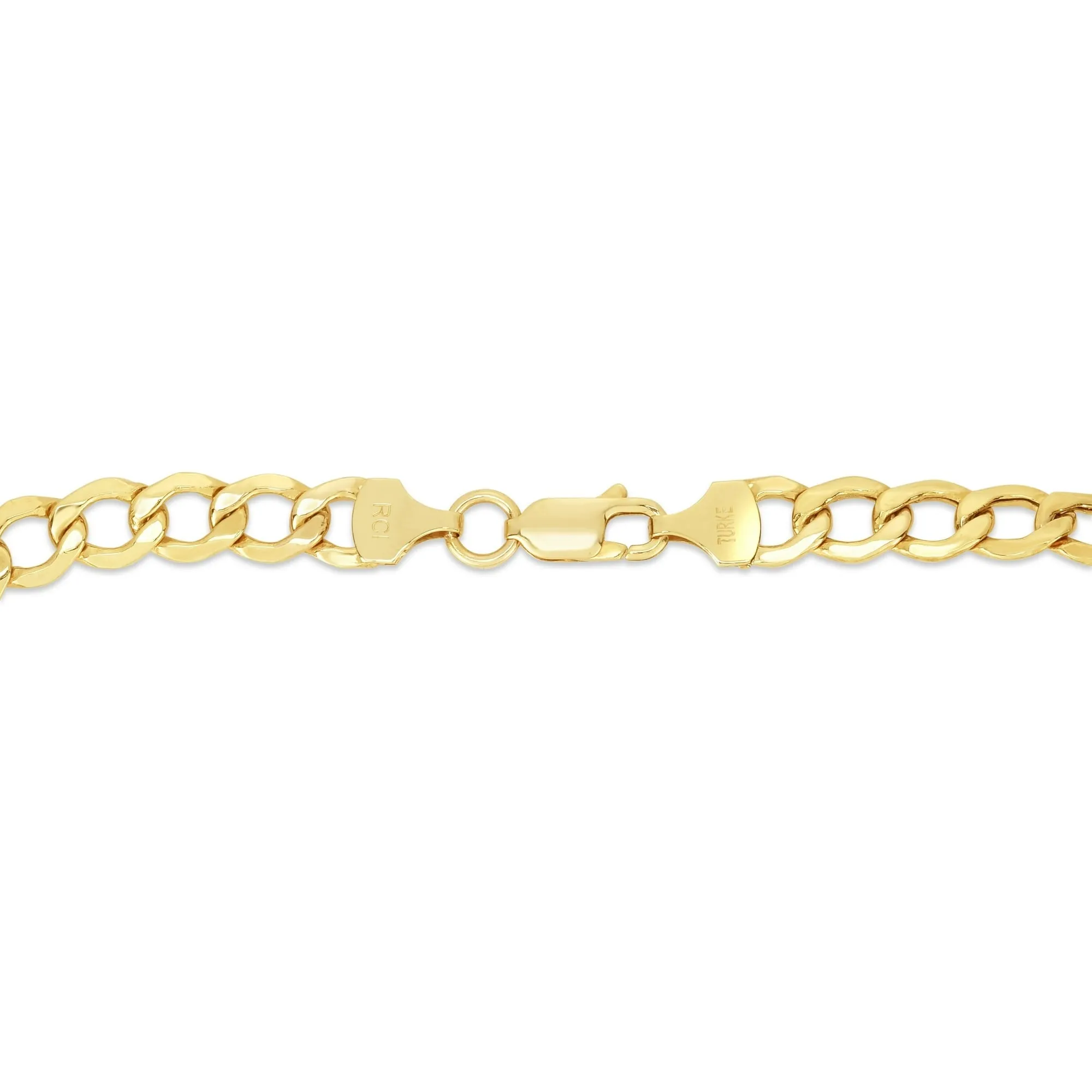 Brilliance Fine Jewelry LCRBQ140-24 14KT Yellow Gold 24" Lite Curb Chain