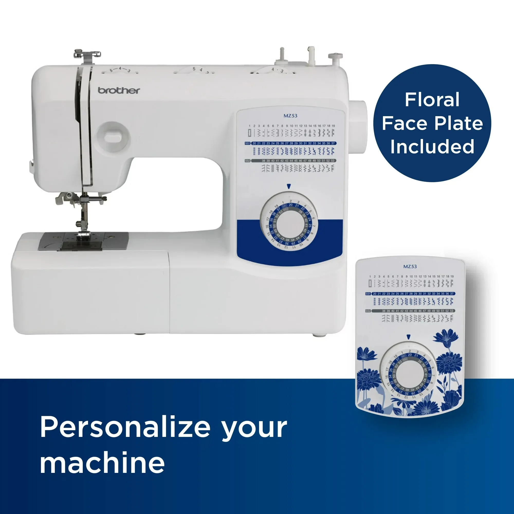 Brother MZ53 Mechanical Sewing Machine with 53 Built-in Stitches