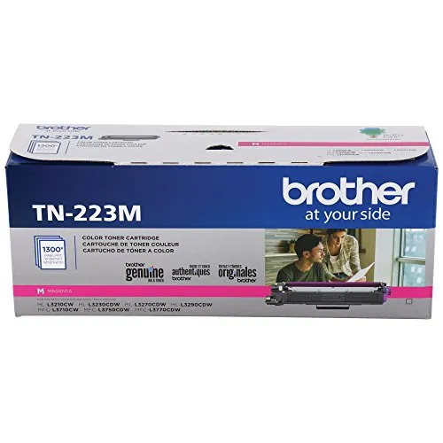 Brother TN-223M Standard Yield Toner Cartridge, Magenta