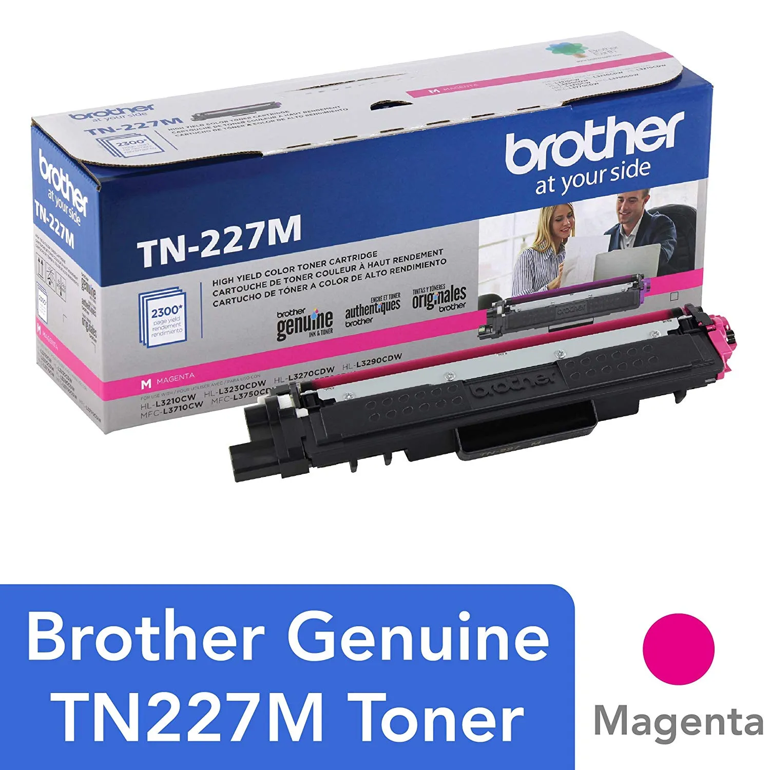 Brother TN-227M High Yield Magenta Toner Cartridge