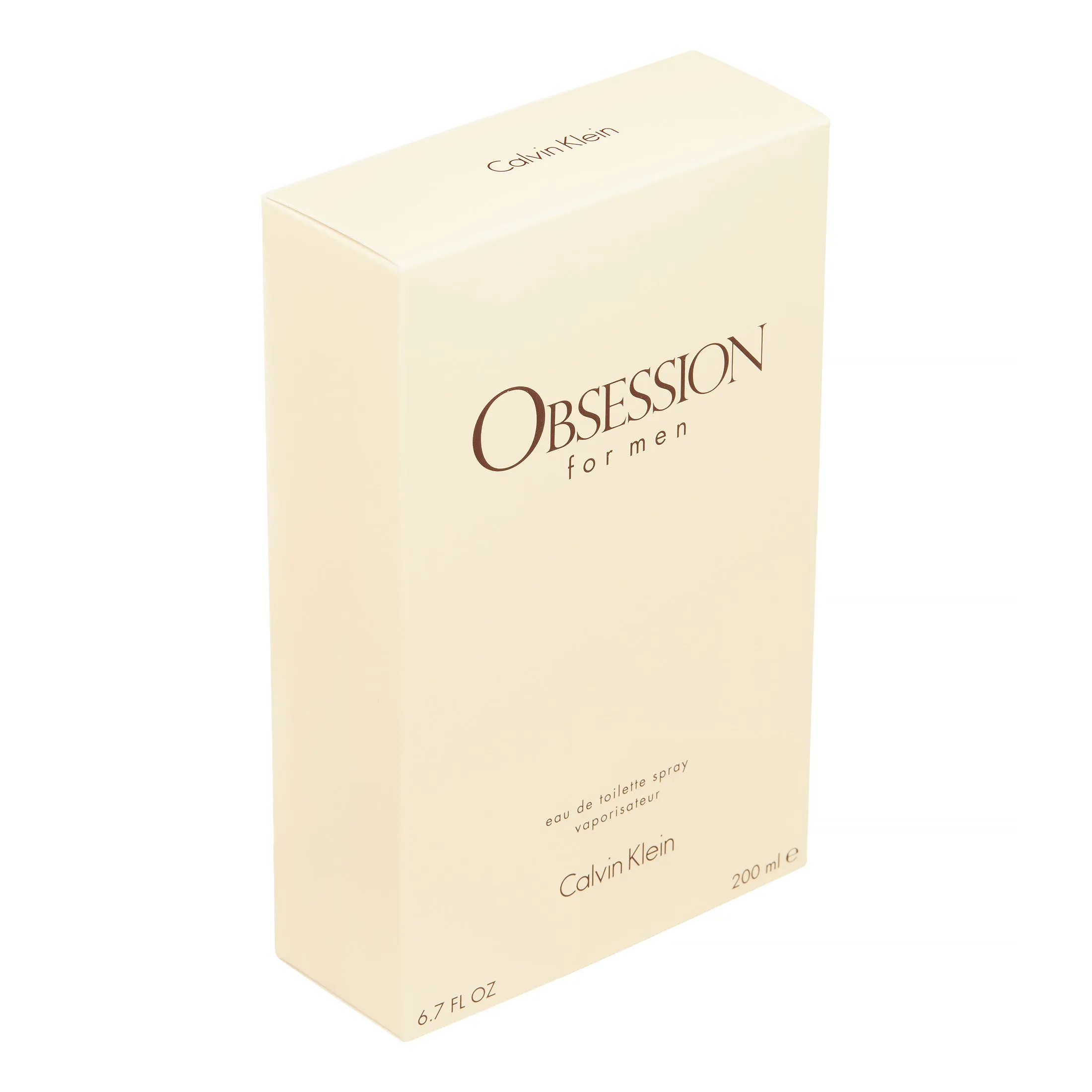 Calvin Klein 0043-83484541 Obsession Eau De Toilette Spray, Cologne for Men, 6.7 Oz