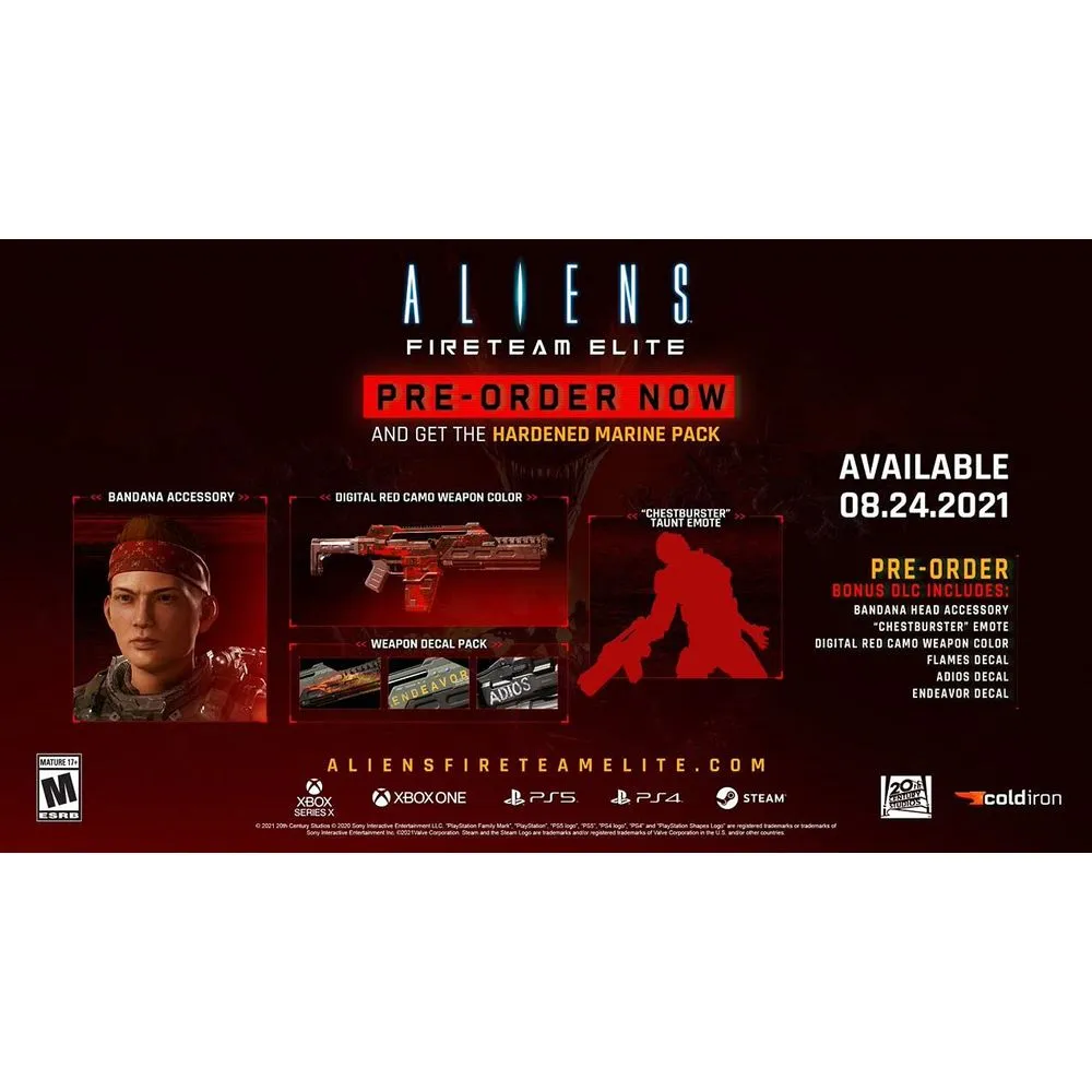 Cold Iron Studios Aliens Fireteam Elite (XBS/XB1)