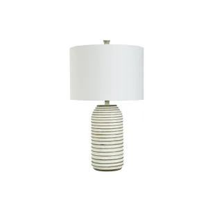 Collective Design By Stylecraft White Washed Wood Table Lamp TL211503JCDS - WHITE ONE SIZE