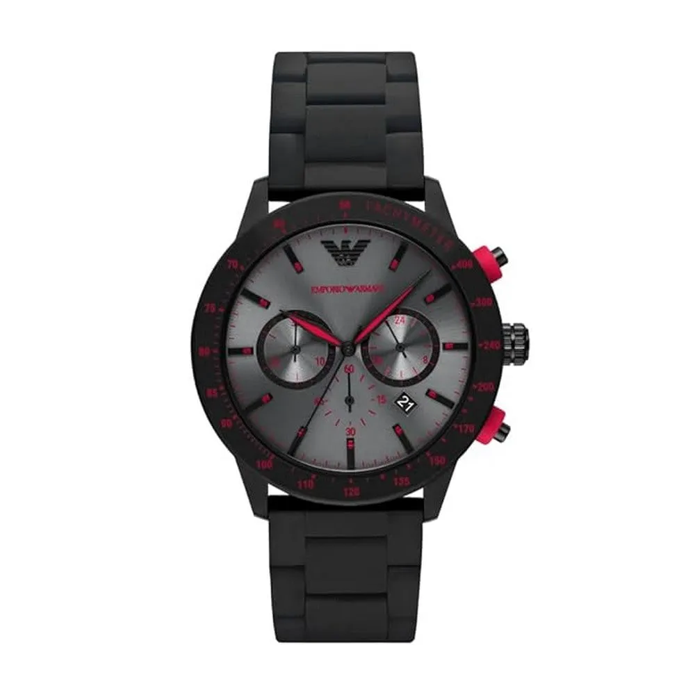 Emporio Armani Mario Chronograph Quartz Gray Dial Men's Watch AR11392