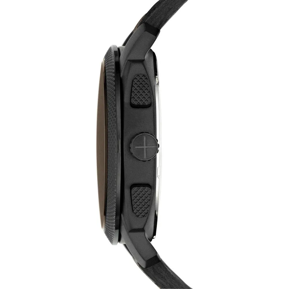 Fossil FS4656IE  Machine Men's Watch with Stainless Steel or Leather Band Chronograph or Analog Watch Display