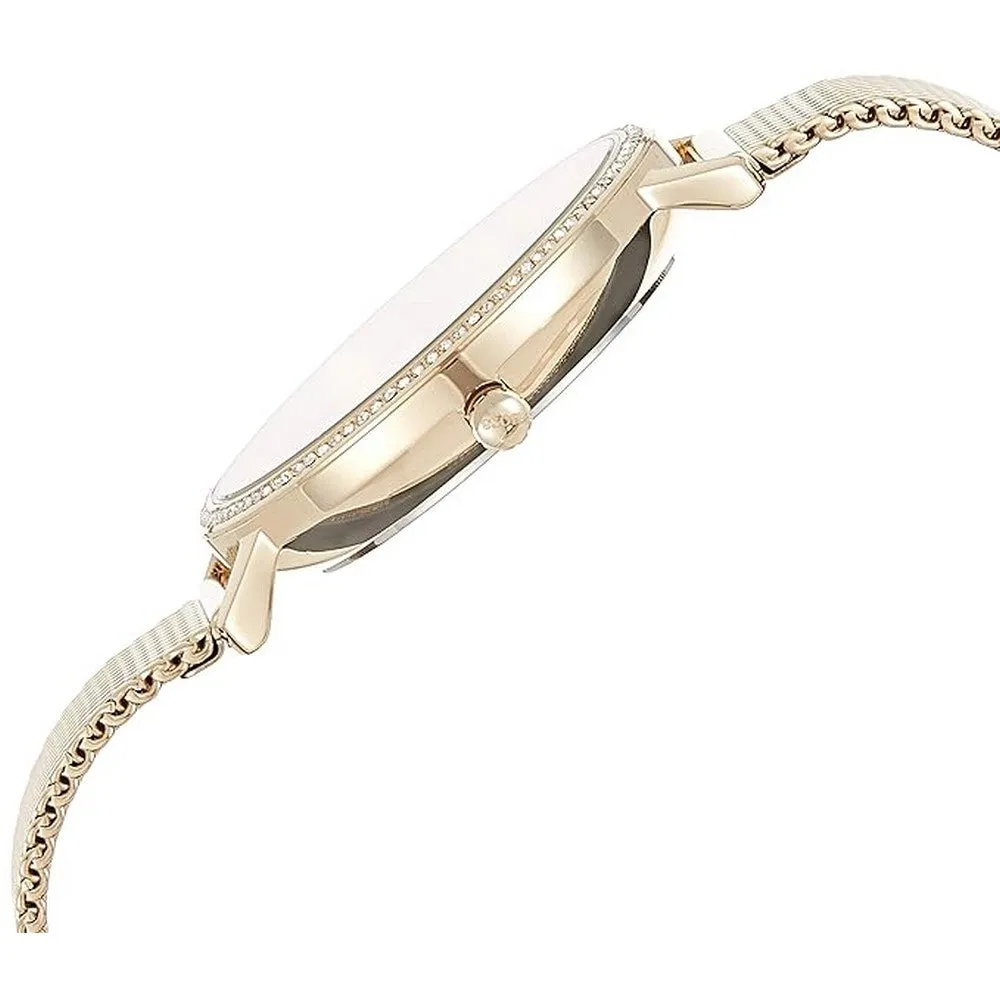 Hugo Boss 1502520 Infinity Classic Analogue Gold Dial Women's Mesh Watch