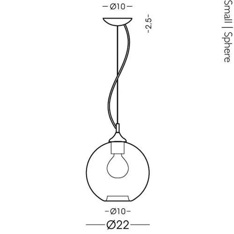 Italian Ribbed Glass Pendant Light | Assorted Configurations