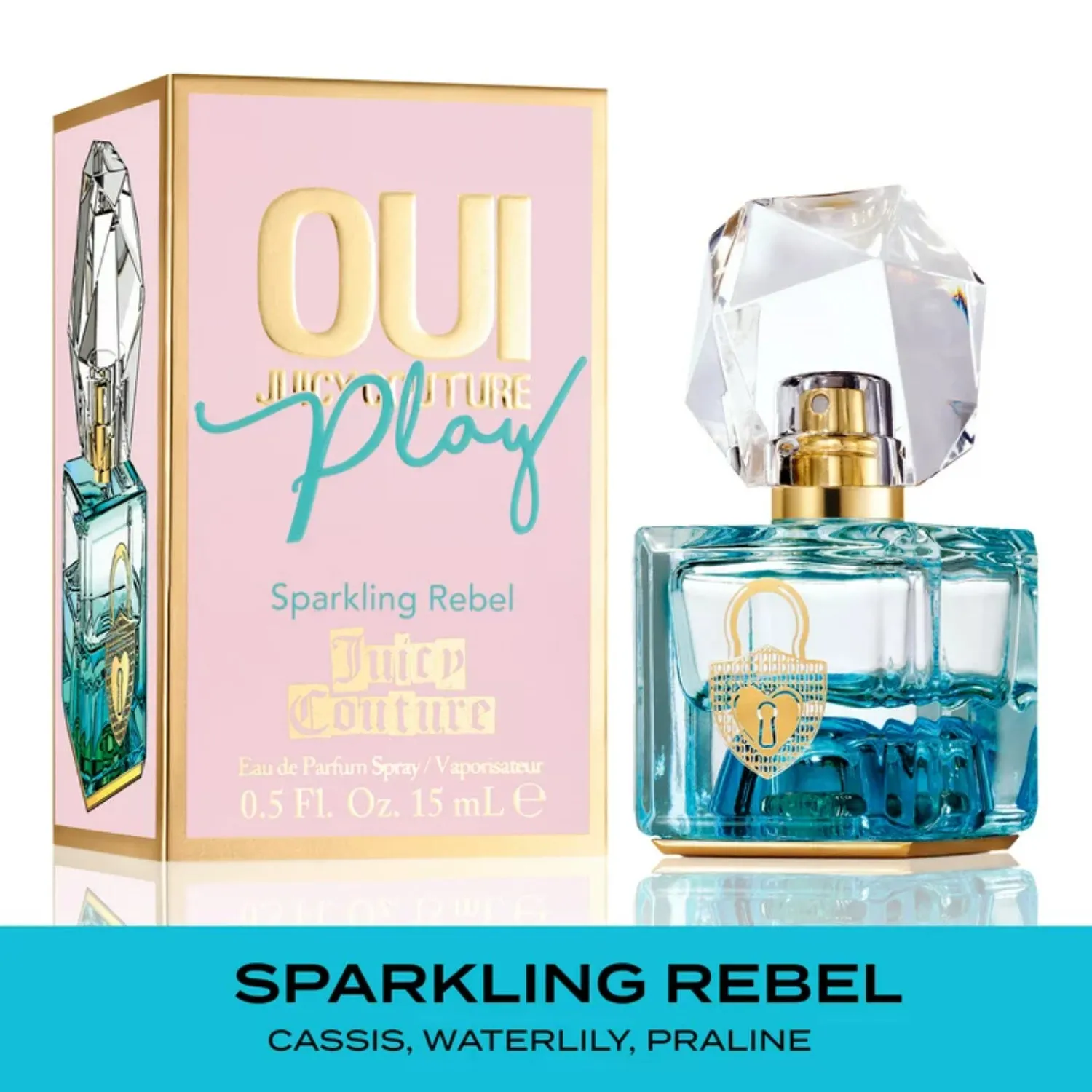 Juicy Couture OUI Play Sparkling Rebel, 0.5 Fluid Ounces - Vibrant & Energetic