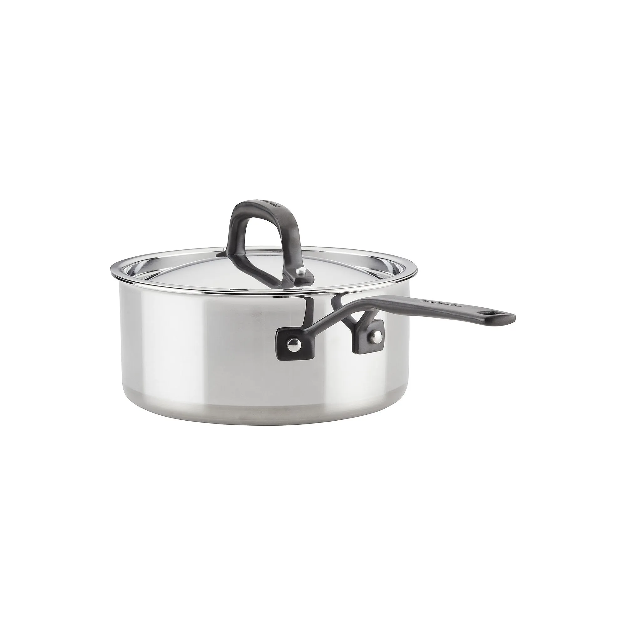 KitchenAid 30001 10-Piece 5-Ply Clad Stainless Steel Cookware Set, Polished