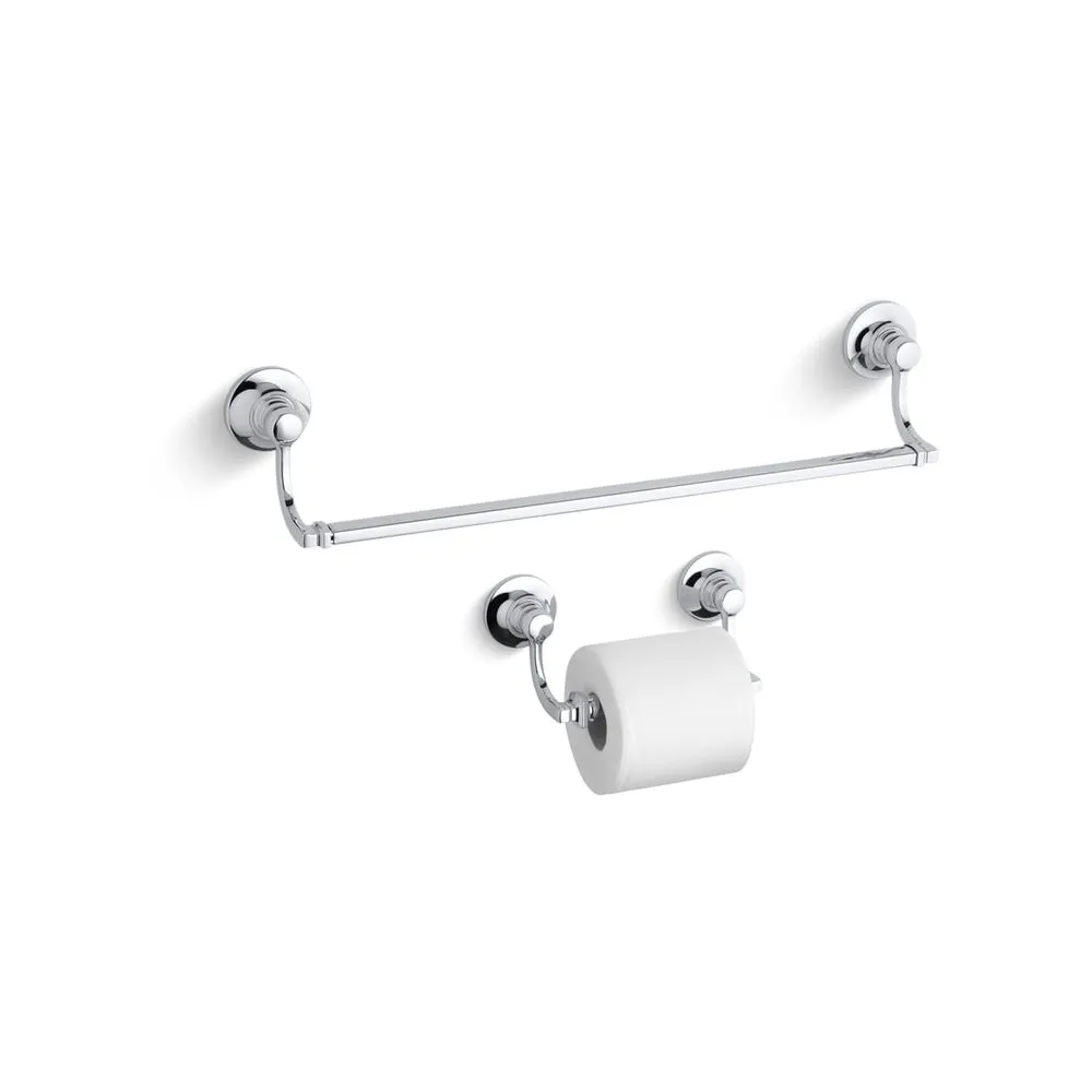 KOHLER Bancroft 18 in. Towel Bar in Polished Chrome-K-11410-CP
