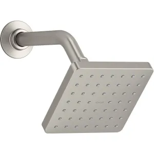KOHLER K-24805-BN Parallel Vibrant Brushed Nickel 1-Spray Shower Head 2.5-GPM (9.5-LPM)