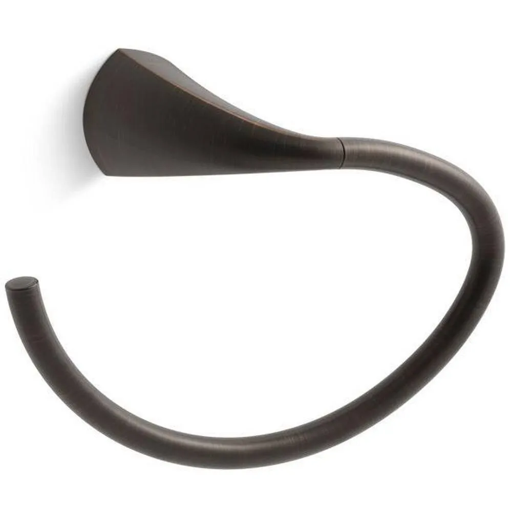 Kohler K-37057-2BZ Alteo Towel Ring, Oil-Rubbed Bronze