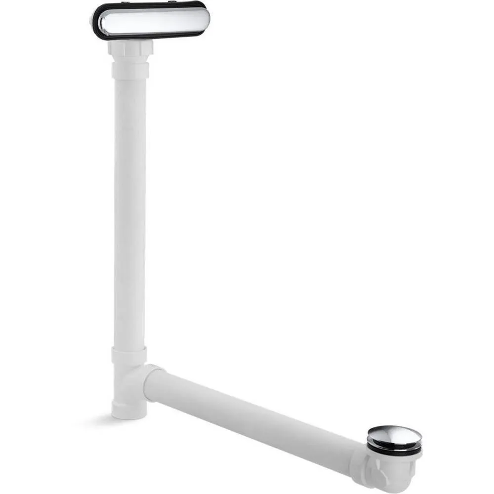 KOHLER K-7272-CP Clearflo Slotted Overflow Bath Drain, Polished Chrome