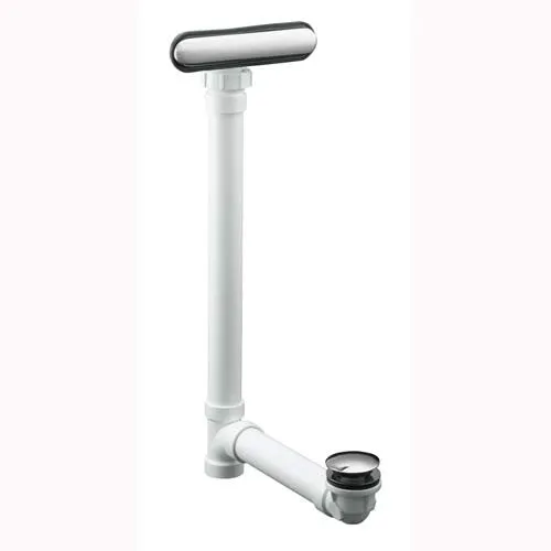 KOHLER K-7272-CP Clearflo Slotted Overflow Bath Drain, Polished Chrome