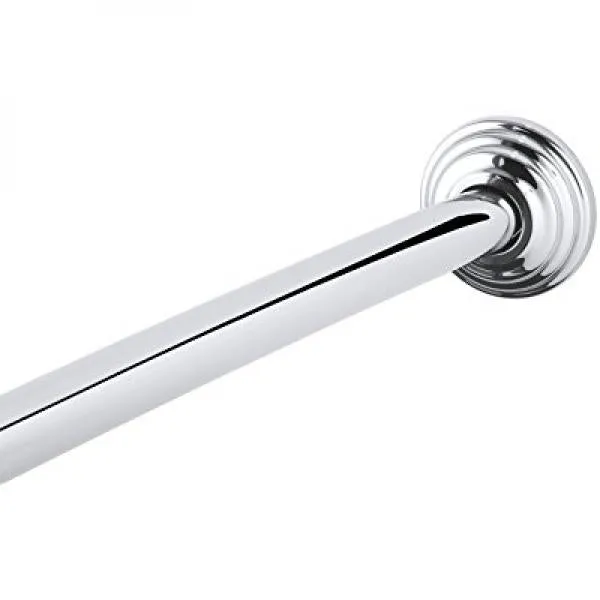 Kohler K-9349-S Expanse Curved Shower Rod - Traditional Design, Polished Stainless