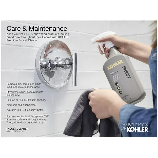 KOHLER K-99243-G-CP Awaken Handshower kit, Polished Chrome