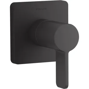 Kohler K-T23509-4 Parallel Single Handle 3 Function Diverter Valve Trim - Black