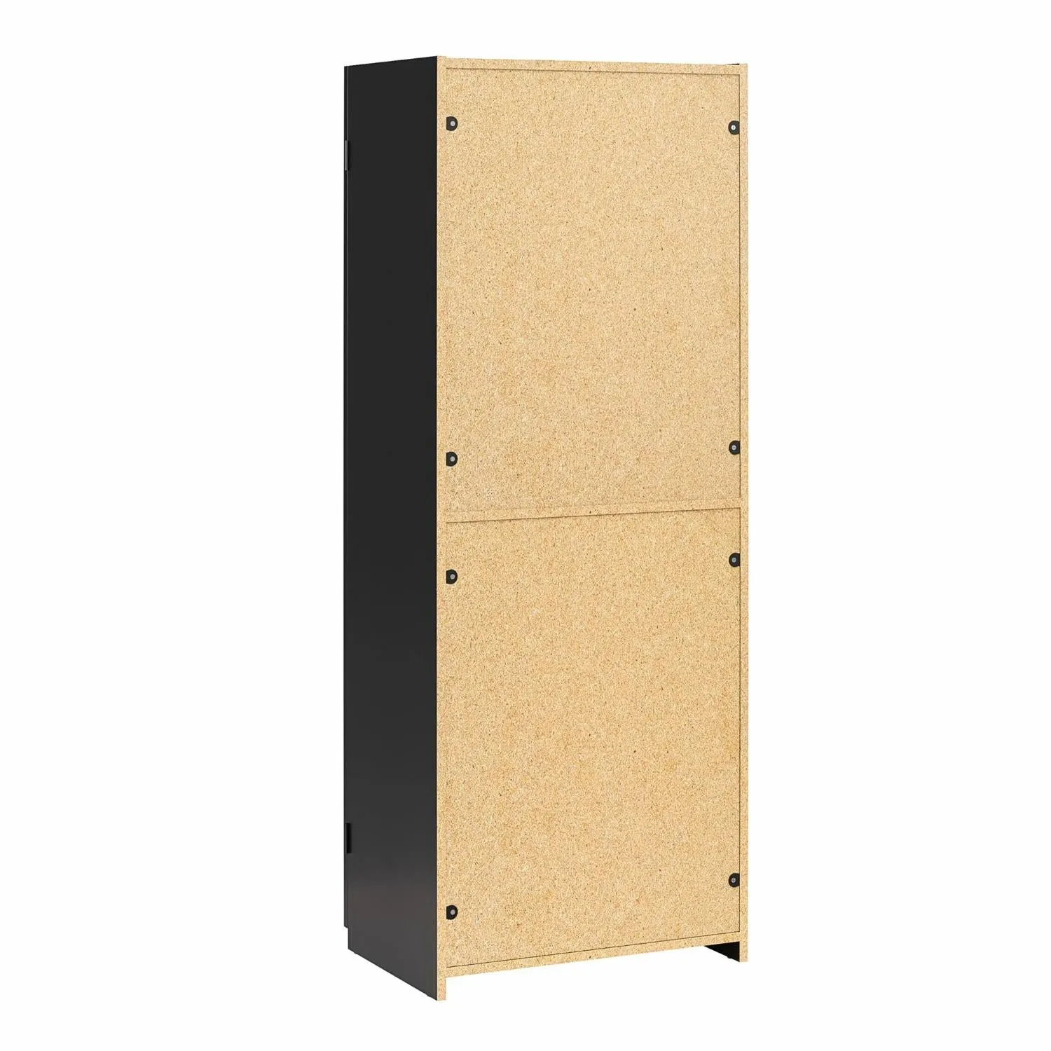 Mainstays 5101056WCOM 2 Door Storage Cabinet 60" Black