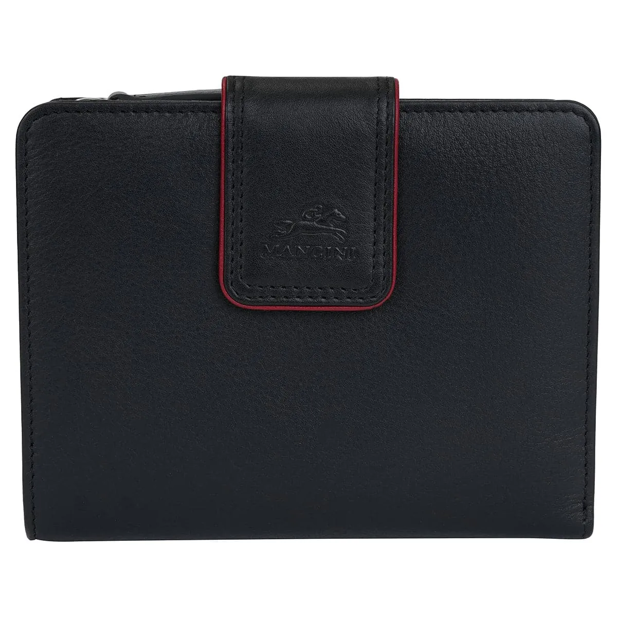 Mancini Sonoma Women's Medium Leather Clutch Wallet with Enhanced RFID Protection