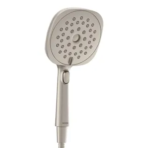 Moen 220H4EPSRN Verso Square Handheld Shower Head 8-Spray Patterns Spot Resist Nickel