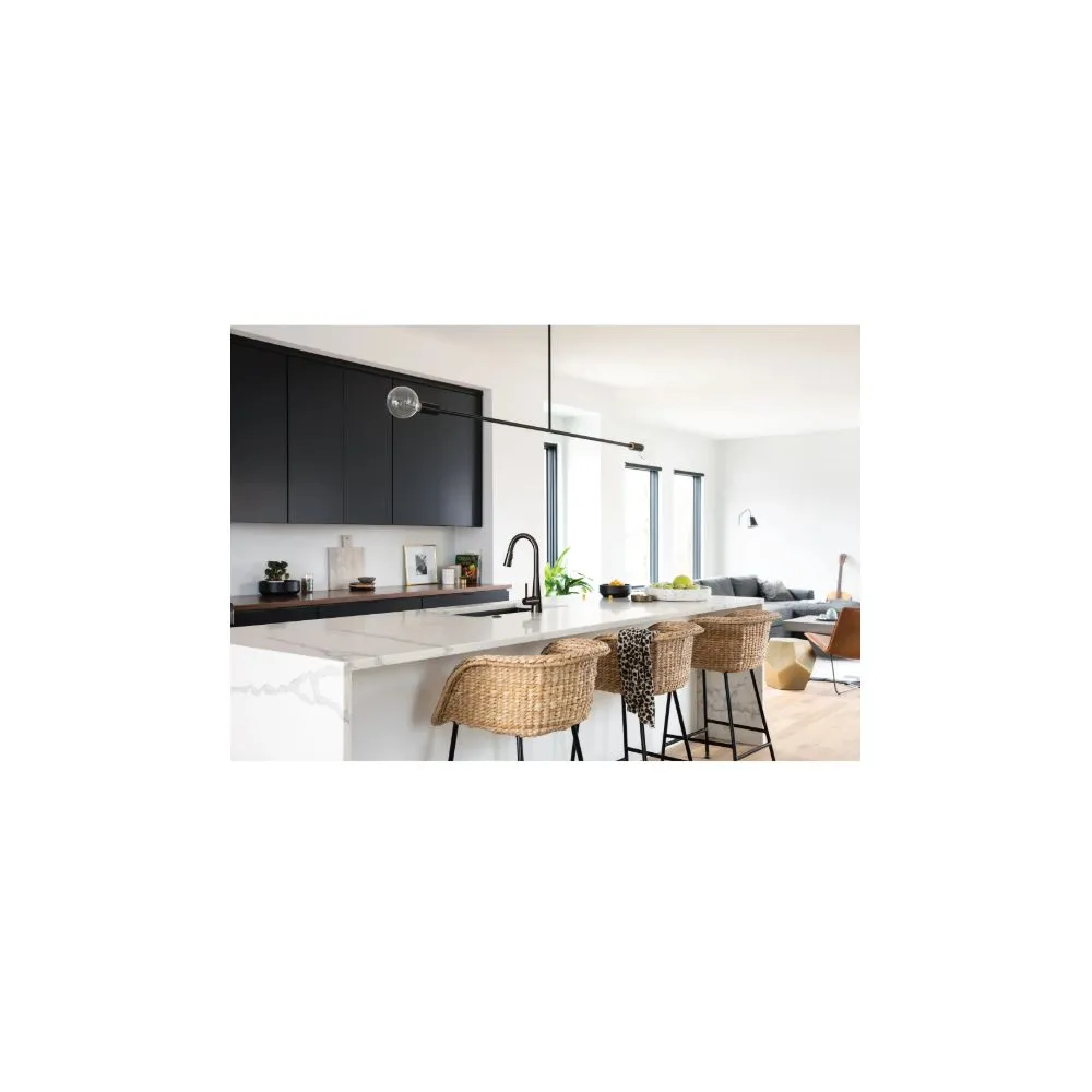 Moen 7864 Sleek 1.5 GPM Single Hole Pull Down Kitchen Faucet - Stainless Steel
