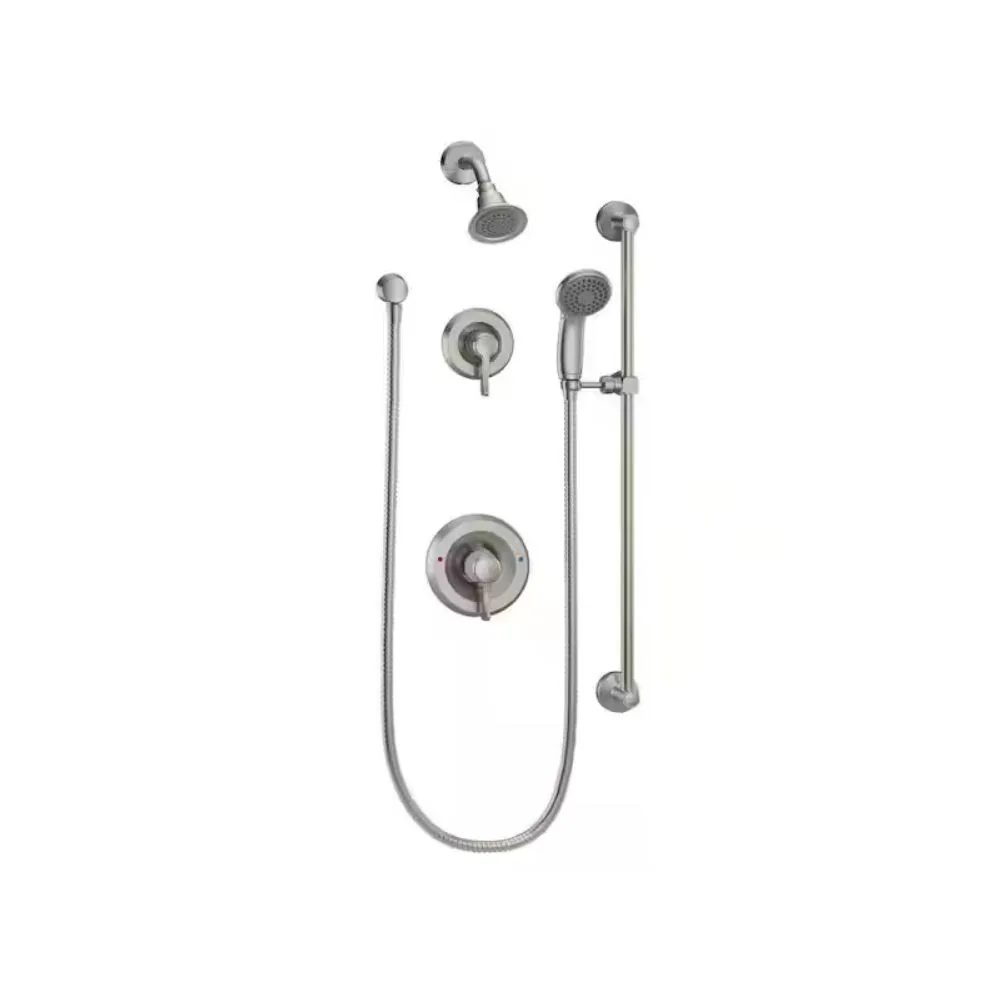 Moen T8342EP15CBN Commercial Classic 2-Handle Shower Faucet, Brushed Nickel