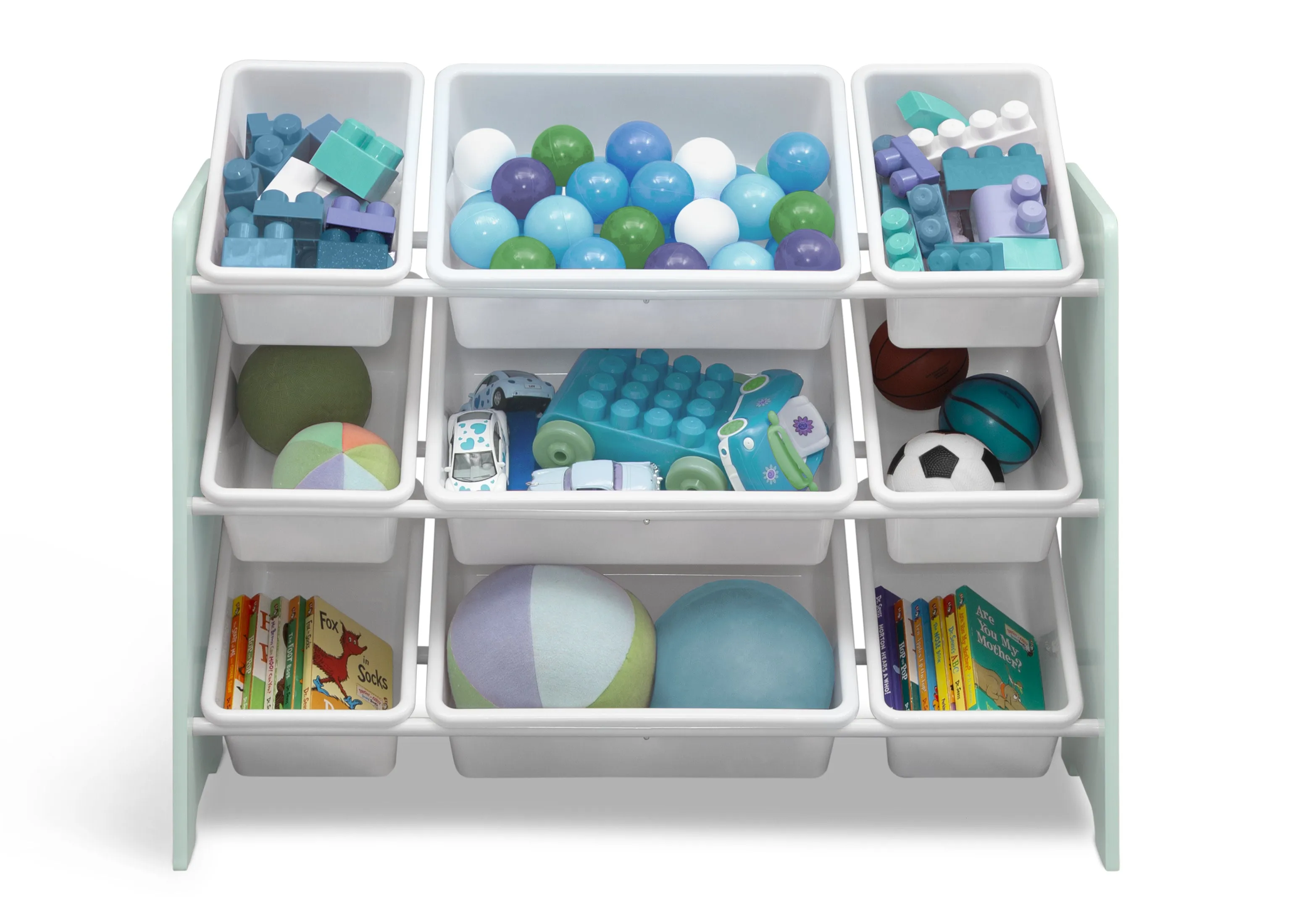 MySize 9 Bin Plastic Toy Organizer