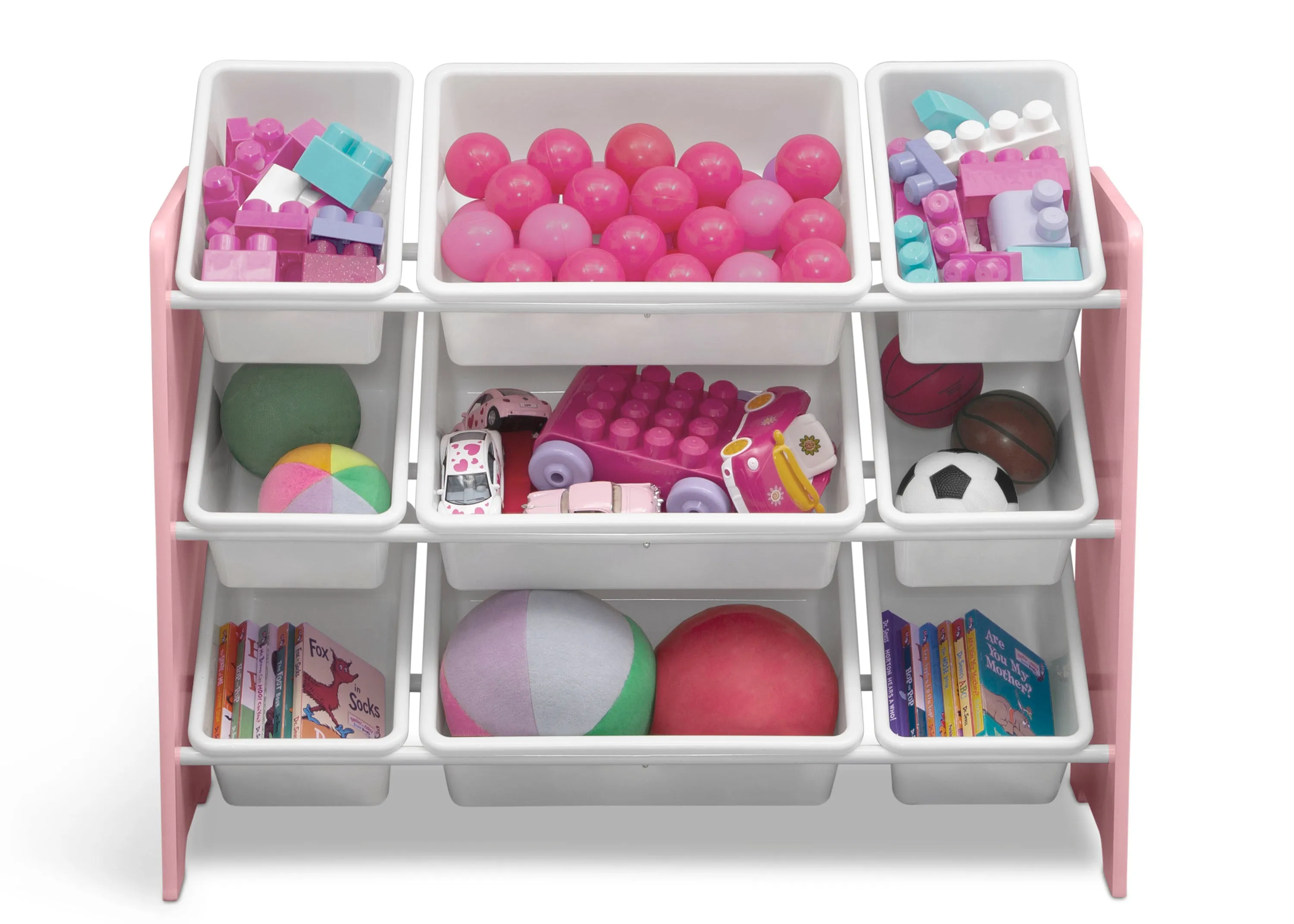 MySize 9 Bin Plastic Toy Organizer