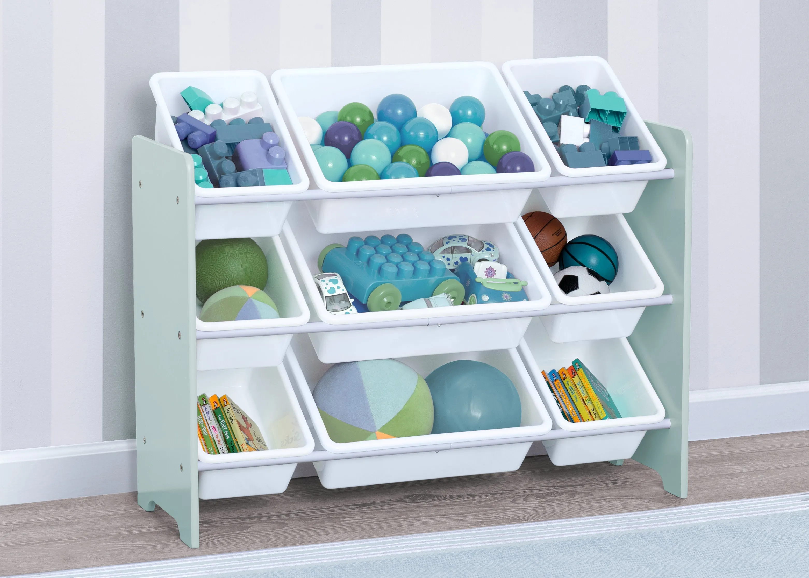 MySize 9 Bin Plastic Toy Organizer