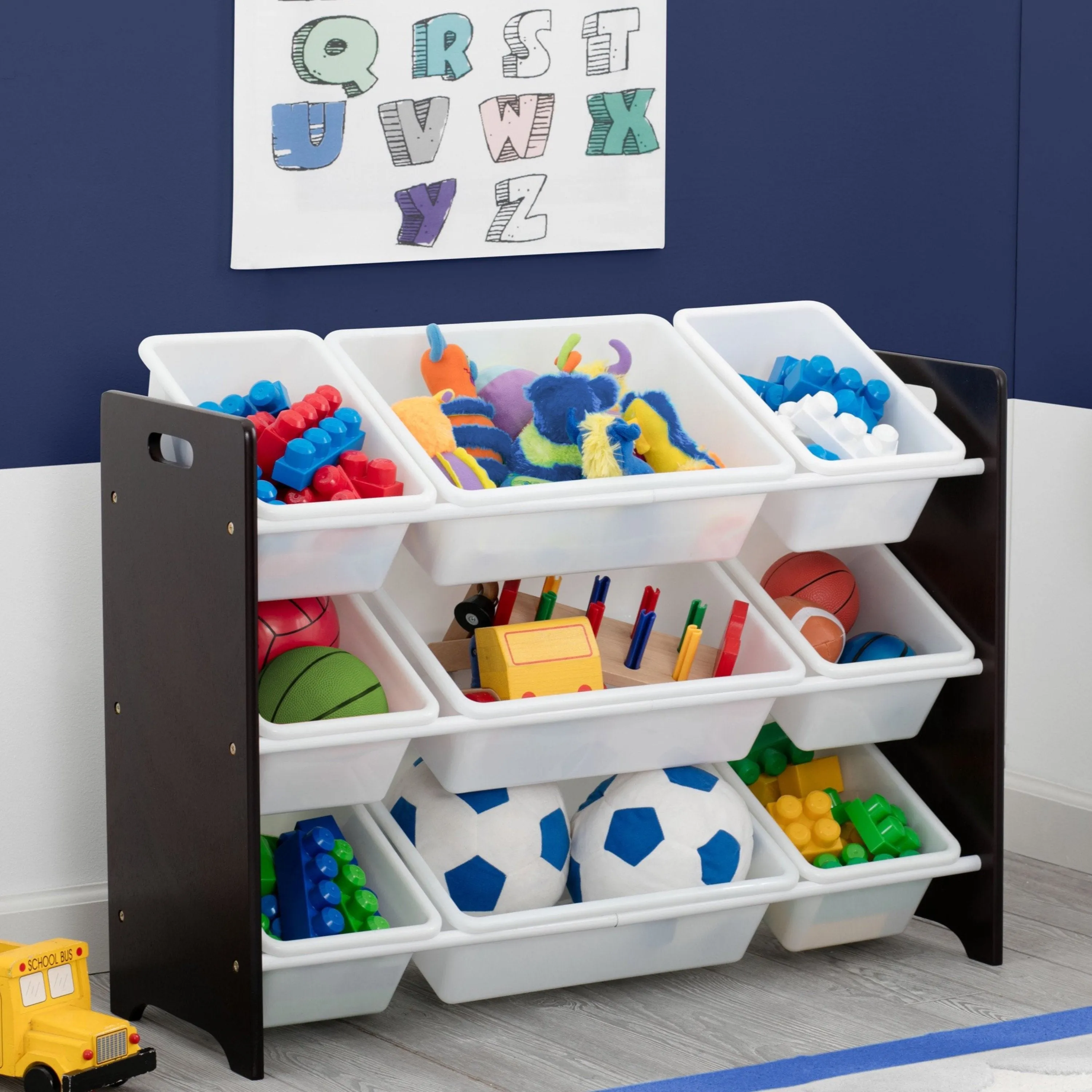 MySize 9 Bin Plastic Toy Organizer